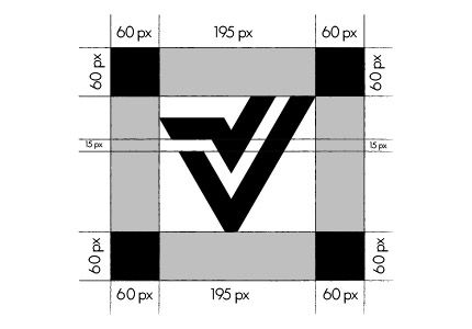 Construction du symbole Virtus