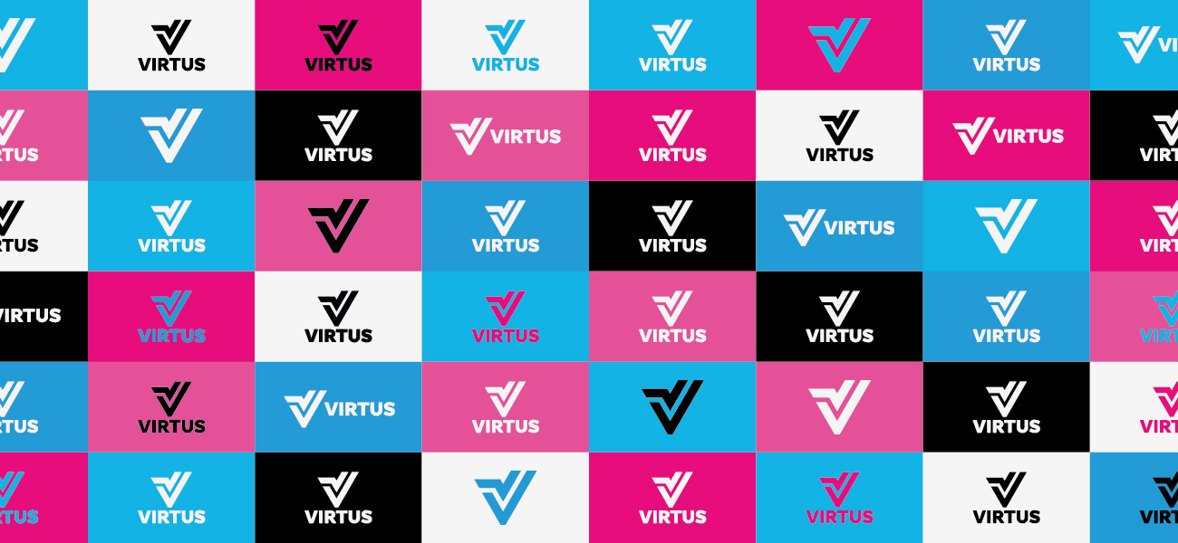 Déclinaisons graphiques et motifs Virtus