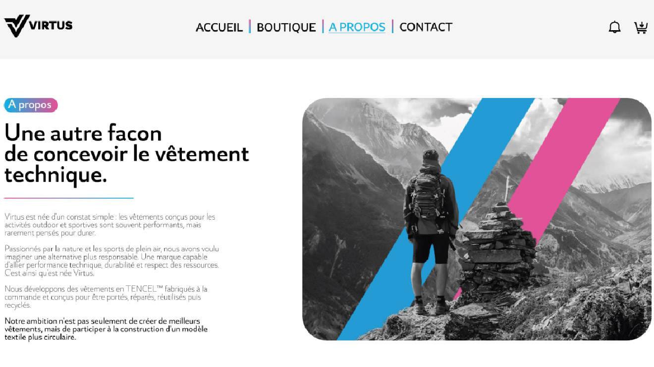 Site Virtus à propos