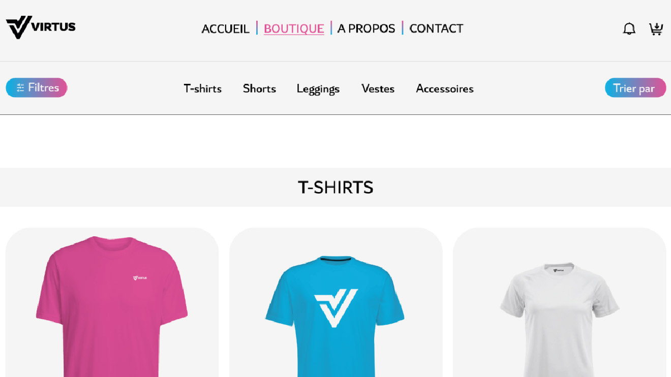 Site Virtus boutique