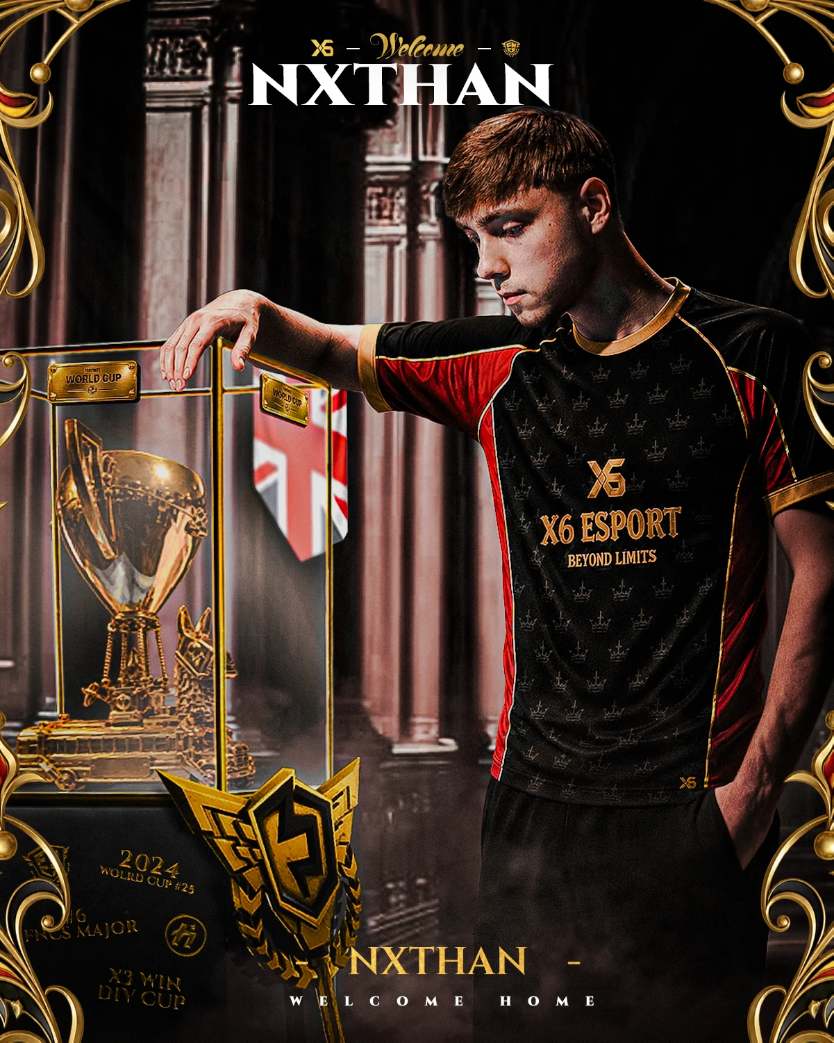 X6 Esport · Worlds Fortnite · Visuel 2