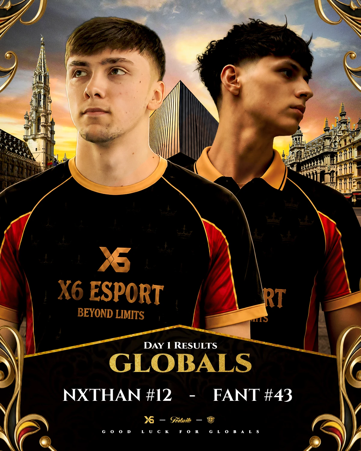 X6 Esport · Worlds Fortnite · Visuel 4