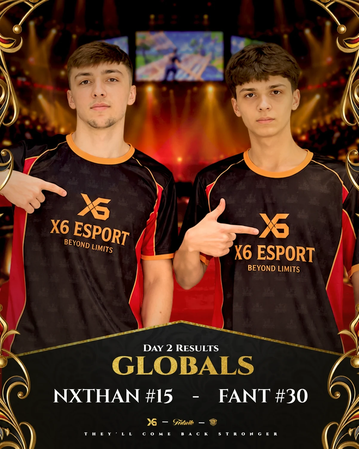 X6 Esport · Worlds Fortnite · Visuel 5