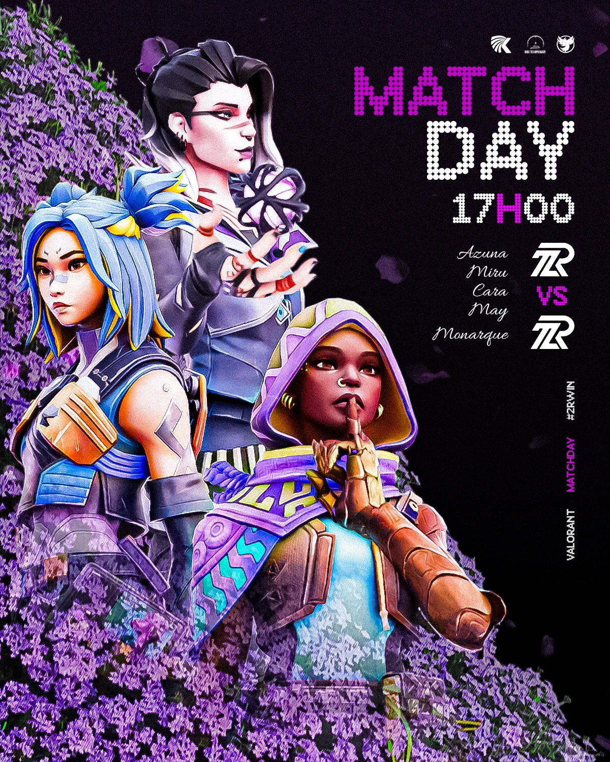 2R Esport · Valorant · Univers floral · Visuel 3